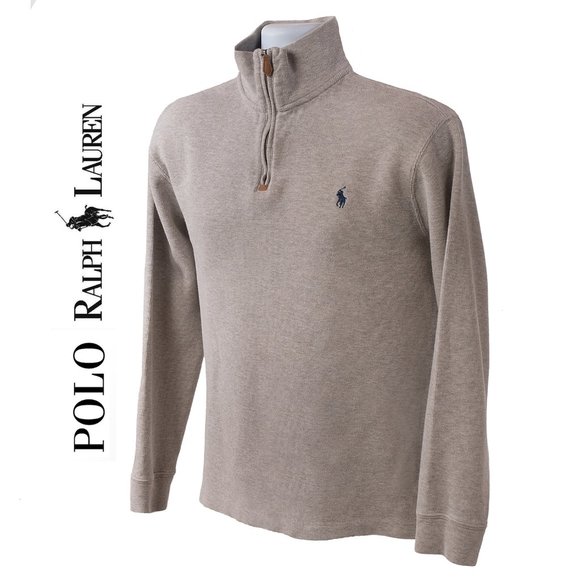 ralph lauren cotton full zip sweater